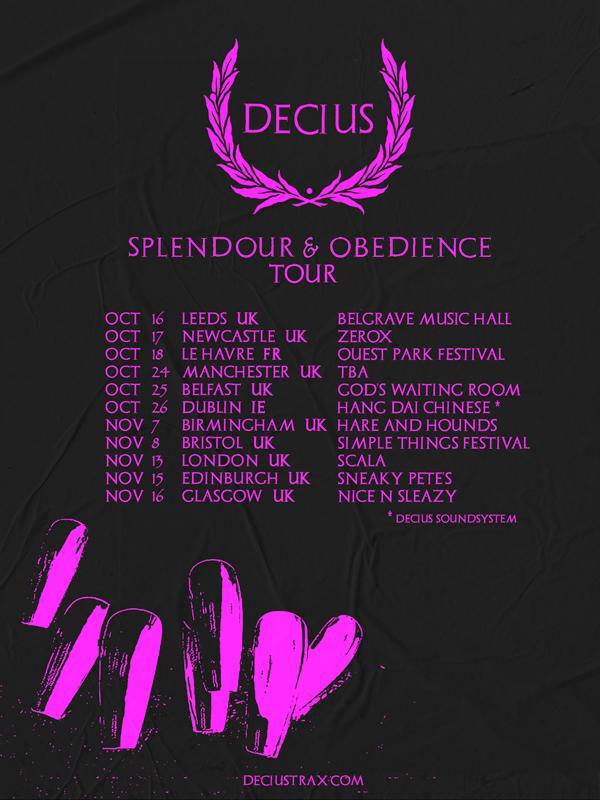 Decius - Splendour & Obedience tour